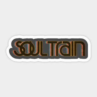 Soul Train Vintage Sticker